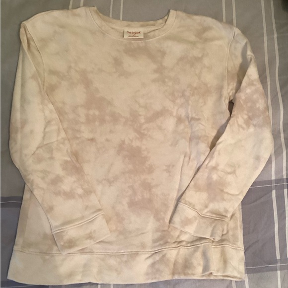 Girls Cat & Jack Beige sweatshirt size medium - Picture 1 of 1